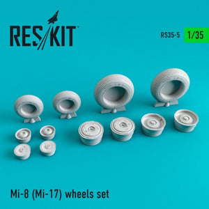 RESKIT RS35-0005 Jeu de roues Mi-8 (Mi-17) 1/35