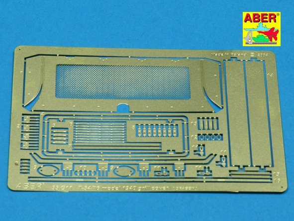 Grille de protection Aber 35G11 pour char russe T-34/76 modèle 1940 (1/35)