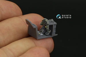 Intérieur imprimé en 3D et coloré sur papier décalcomanie Quinta Studio QD72009 Bf 109E (Special Hobby) 1/72 – Bild 9