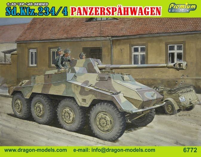 Dragon 6772 Sd.Kfz.234/4 Panzerspahwagen (édition Premium) (1/35)