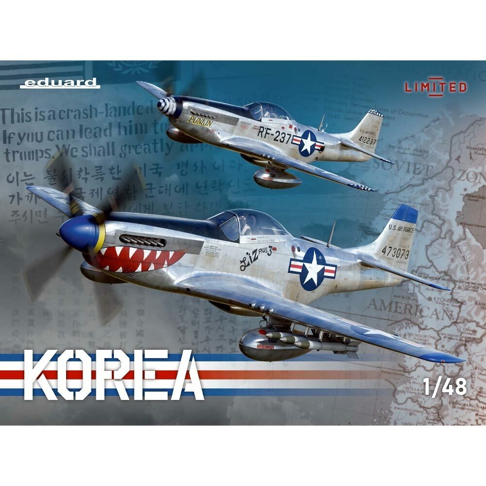 Eduard 11161 Corée COMBINAISON DOUBLE US F-51D &amp; RF-51D Mustang 1/48