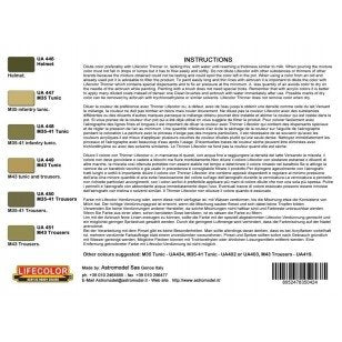 Coffret de peinture acrylique Lifecolor CS42, uniformes russes, 6 x 22 ml – immagine 2