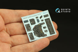 Intérieur imprimé en 3D et coloré sur papier décalcomanie Quinta Studio QD32167 Ju 87D/G (Hasegawa) 1/32  – image 4