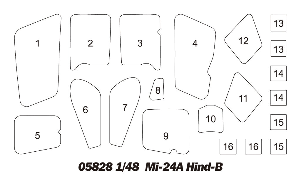 Trumpeter 05828 Mi-24A Hind-B 1/48 – Bild 6