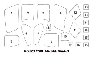 Trumpeter 05828 Mi-24A Hind-B 1/48 – Bild 6