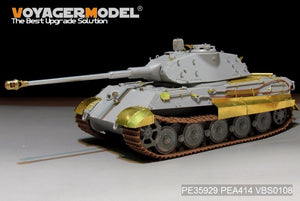 Maquette Voyager PE35929 Char King Tiger allemand de la Seconde Guerre mondiale (tourelle Porsche) pour HOBBYBOSS 84530 1/35  – immagine 2