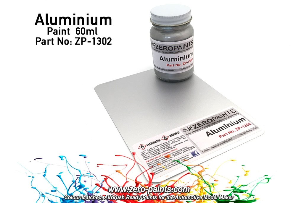 Peinture aluminium Zero Paints ZP-1302, 60 ml