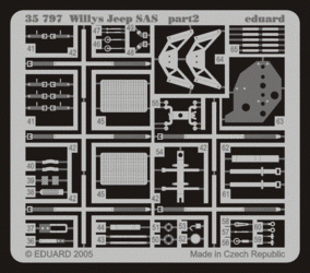 Jeep Willys SAS Eduard 35797 au 1/35 Tamiya