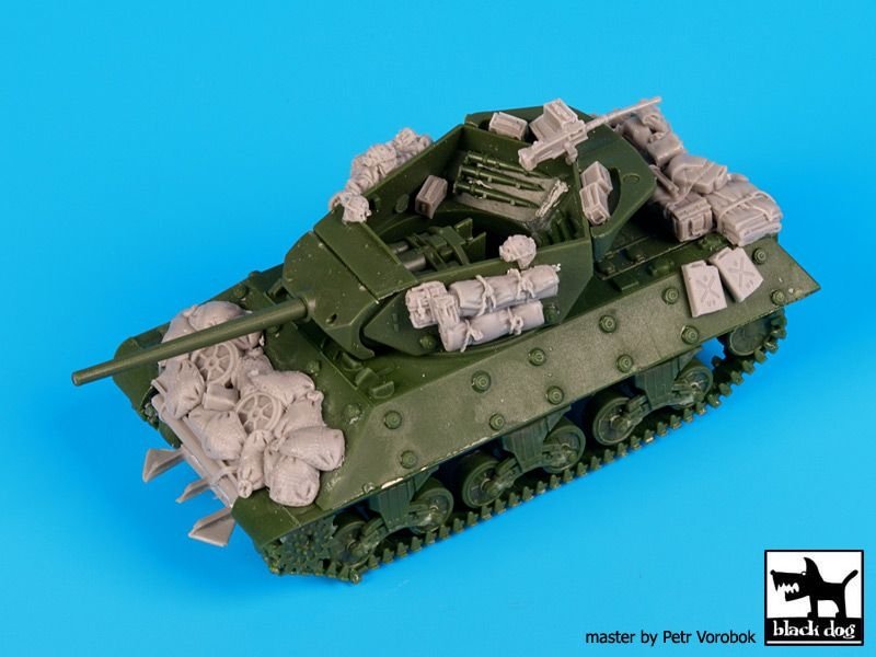 Ensemble d'accessoires Black Dog T72079 M-10 pour maquette UM au 1/72