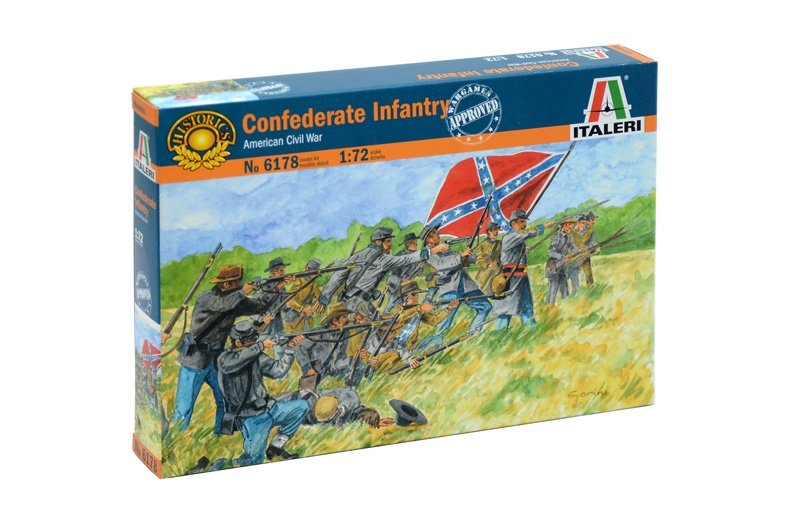 Italeri 6178 INFANTERIE CONFÉDÉRÉE 1/72