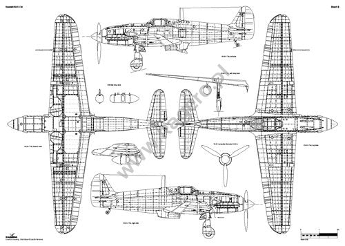Kagero 3058 Kawasaki Ki - 61 Hien/ Ki - 100 EN – Bild 5