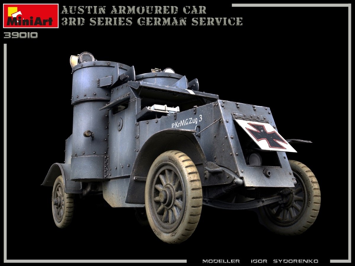Miniart 39010 AUSTIN BLINDÉ 3E SÉRIE : SERVICE ALLEMAND, AUSTRO-HONGROIS, FINLANDAIS. KIT D&amp;#39;INTÉRIEUR 1/35 – Bild 15