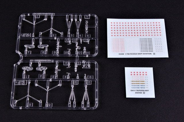 Coffret d&amp;#39;aviation de la marine russe Trumpeter 03417 n° 1, échelle 1/700 – immagine 3