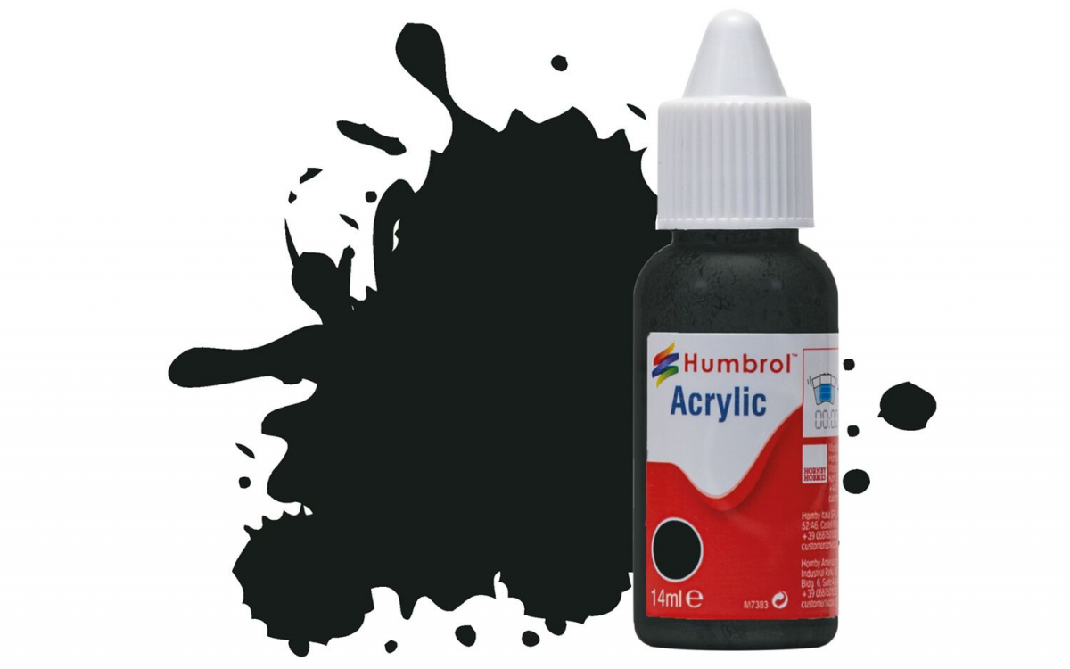 Humbrol DB0091 N° 91 Noir Vert - Mat - 14 ml