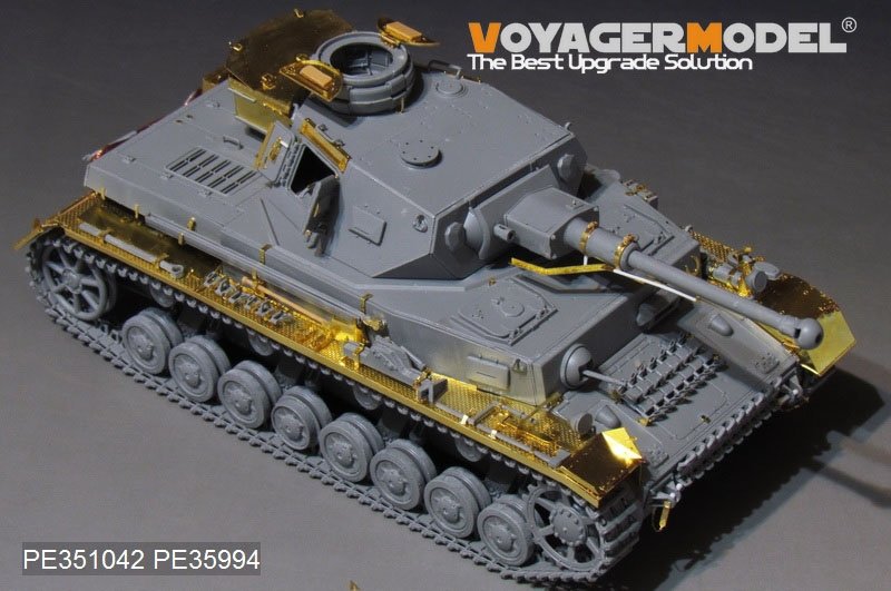 Maquette Voyager PE351042 Char allemand Pz.Kpfw.IV Ausf.F2 Basic pour Border BT-003, échelle 1/35 – Bild 4