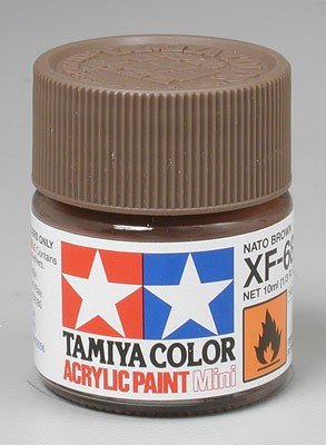 Peinture acrylique Tamiya XF68 Brun OTAN (81768) 10 ml – immagine 2