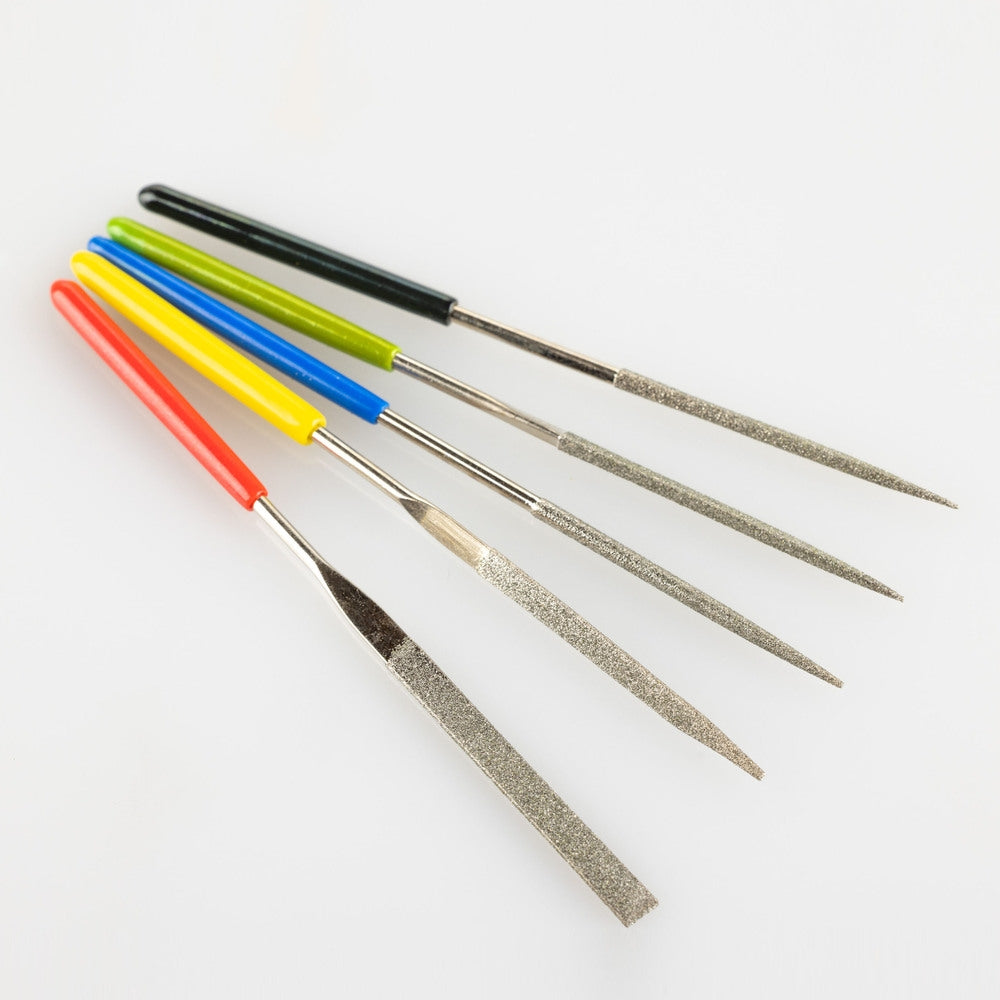 Jeu de limes diamantées Heller 99005 100 mm (5 pièces)