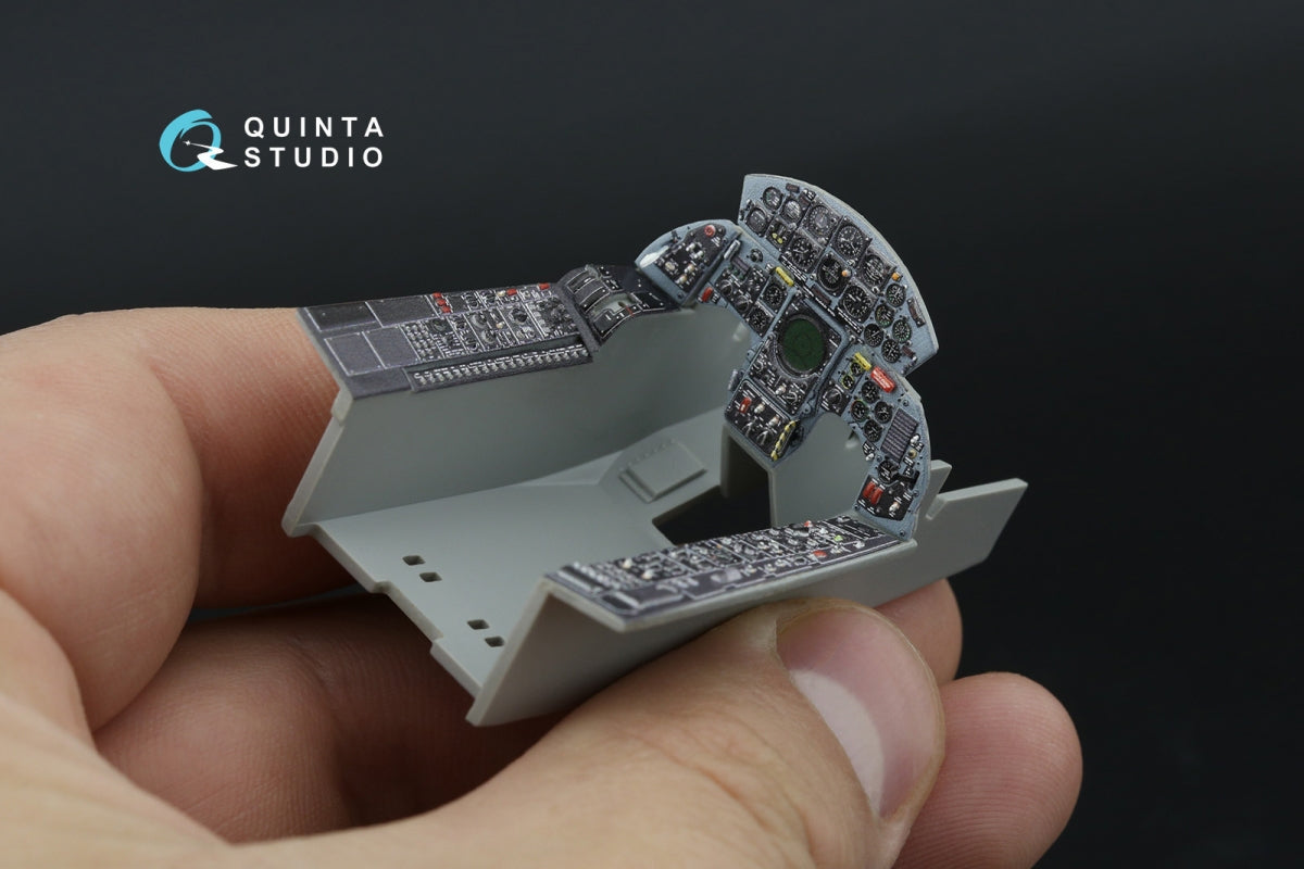Intérieur imprimé en 3D et coloré sur papier décalcomanie Quinta Studio QD32247 F-104C (Italeri) 1/32 – Bild 12