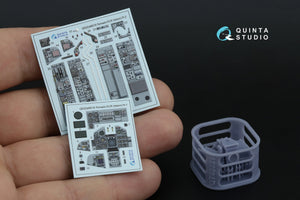 Quinta Studio QDS+48519 Tornado ECR Intérieur coloré imprimé en 3D sur papier décalcomanie (Italeri) (petite version) (avec pièces en résine imprimées en 3D) 1/48 – imagen 2