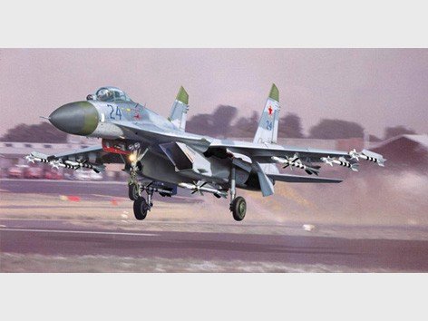 Trumpeter 02224 Soviet Sukhoi Su-27 Flanker B 1/32