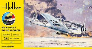 Heller 56235 Focke-Wulf FW 190 A5/A8/F8 - Kit de démarrage 1/72