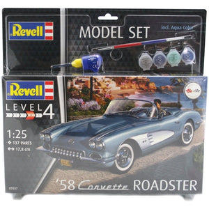 Revell 67037 Coffret de maquette Corvette Roadster 58 (1/25) – image 2