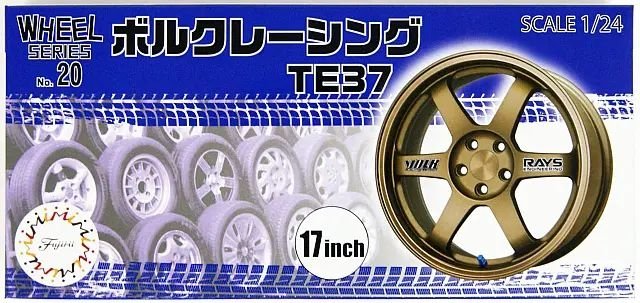 Roue Fujimi 193632 Série n° 20 Volk Racing TE37 17 pouces 1/24