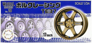 Roue Fujimi 193632 Série n° 20 Volk Racing TE37 17 pouces 1/24