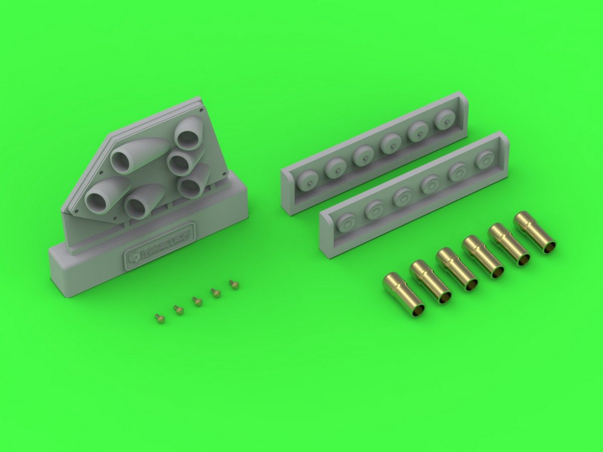 Master GM-35-015 KTO Rosomak - lance-grenades fumigènes (6 pcs.) (1/35) – image 4