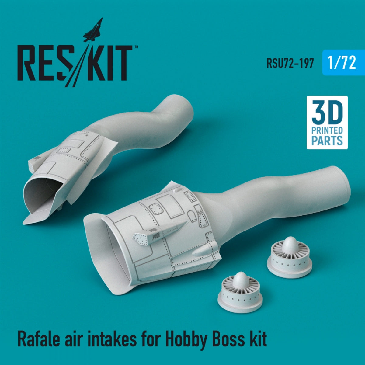 RESKIT RSU72-0197 PRISE D'AIR RAFALE POUR MAQUETTE HOBBYBOSS (IMPRIMÉE EN 3D) 1/72