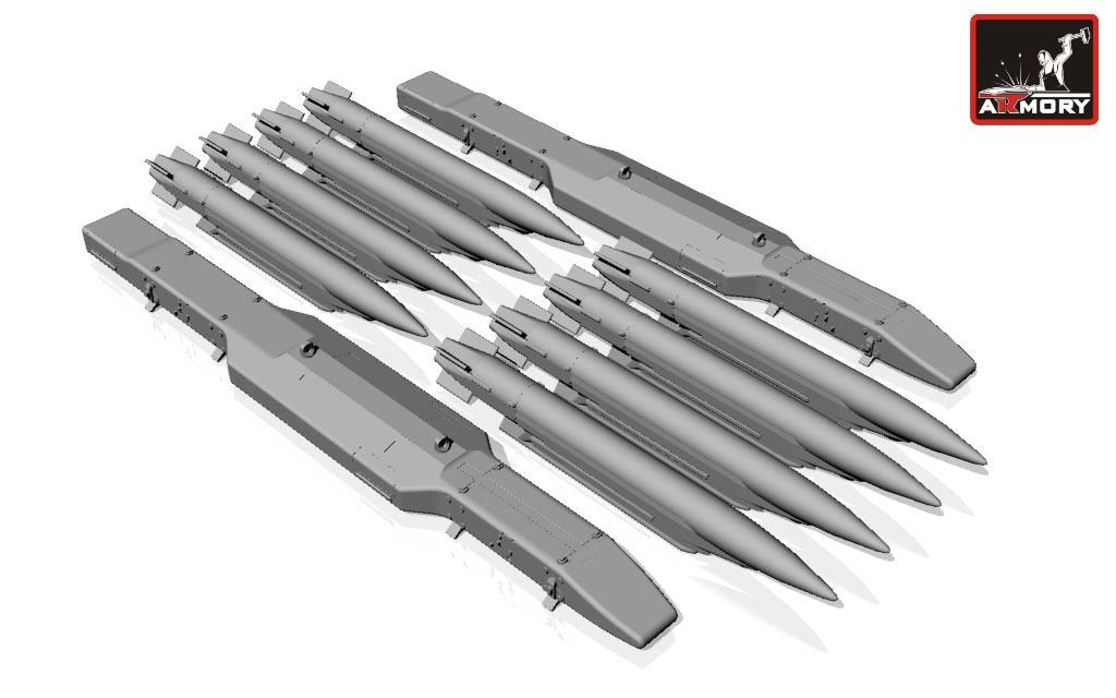 Armory Models ACA7303 GBU-39 SDB avec système d'affût BRU-61/A 1/72
