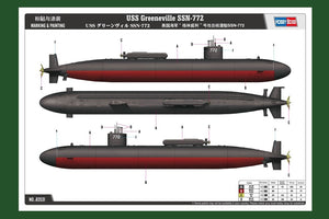 Hobby Boss 83531 USS Greeneville SSN-772 1/350 – image 4