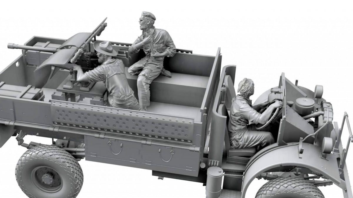 Camion Thunder Model 35312 LRDG CMP F30 avec canon Bofors MKI 37 mm Ordnance - Édition limitée bonus 1/35 – imagen 13
