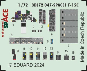 Eduard 3DL72047 F-15C SPACE FINE MOLDS 1/72 – image 3