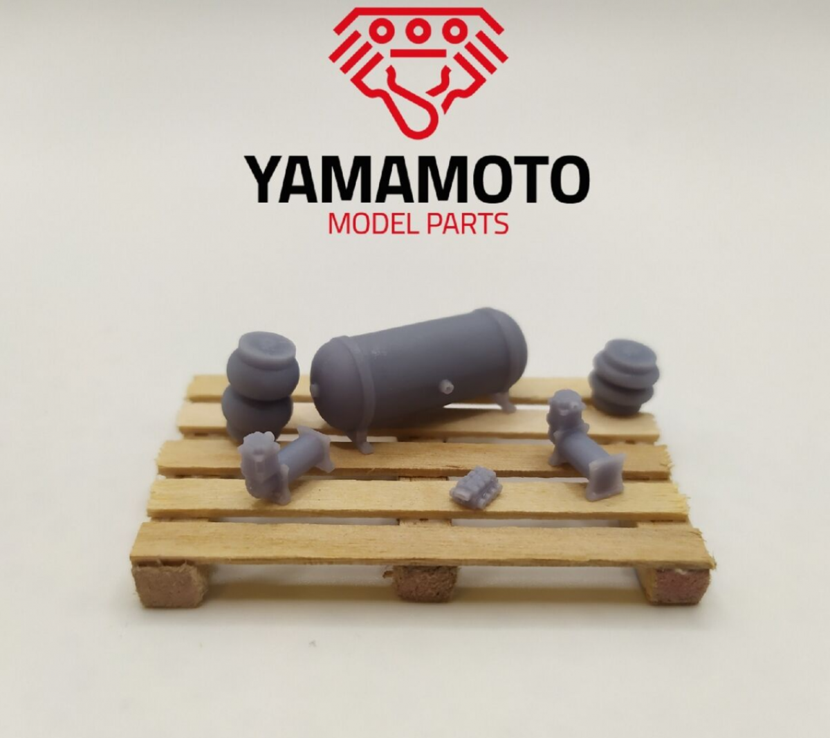 Kit de suspension pneumatique Yamamoto Model Parts YMPTUN30 à l&amp;#39;échelle 1/24 – imagen 2