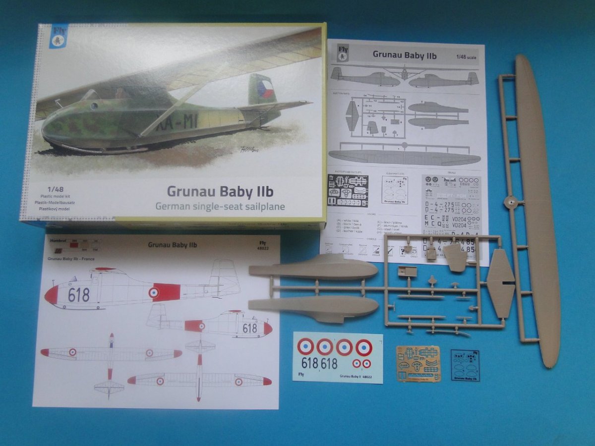 Fly 48022 Grunau Baby IIb France 1 1/48 – zdjęcie 2