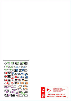 Star Decals 72-A1123 SdKfz 250 « neu » n° 2 SdKfz 250/1, SdKfz 250/3 et SdKfz 250/7 - Marquages ​​Waffen-SS 1/72 – imagen 2