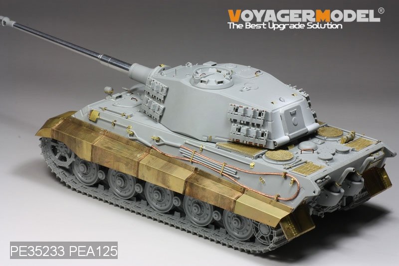 Maquette Voyager PEA125 Schürzen du char allemand King Tiger de la Seconde Guerre mondiale (pour kit DRAGON) 1/35 – image 4