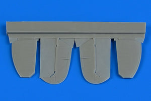 Surfaces de contrôle du Spitfire Mk.IX Aires 7351, maquette en métal au 1/72, Eduard