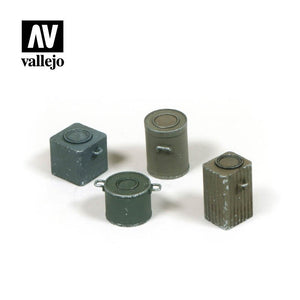 Vallejo SC224 Conteneurs alimentaires allemands de la Seconde Guerre mondiale 1/35