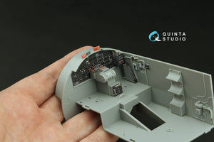 Quinta Studio QD32218 Compartiments du navigateur, du bombardier et des mitrailleurs latéraux et de queue du Boeing B-17G. Intérieur coloré imprimé en 3D (HK models) 1/32 – image 8