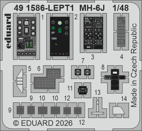 Eduard BIG49478 MH-6J for ICM 1/48 – imagen 3