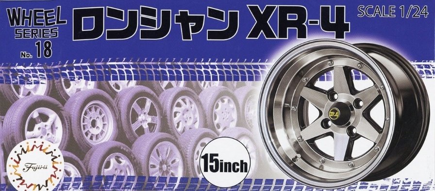 Roue Fujimi 193595 Série n° 18 Long Champ XR-4 15 pouces 1/24