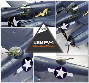 Maquette Academy 12347 USN PV-1 « Théâtre des Îles Salomon » 1/48 – image 3