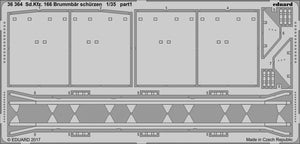 Edouard 36364 Sd. Kfz. 166 Brummbar Schurzen TAMIYA 1/35