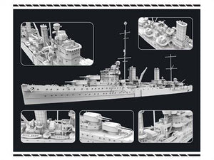 Maquette FlyHawk FH1109 HMS Penelope 1940 (ligne de flottaison) 1/700 – image 4