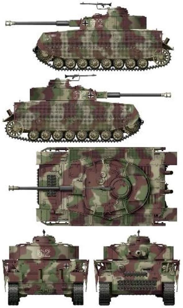 Masques de production tardive pour maquette Border Model BD0036 Pz.Kpfw.IV Ausf.J BT-008 au 1/35 – imagen 2