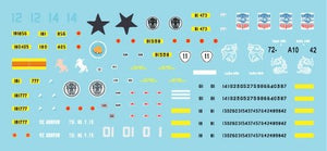 Star Decals 72-A1042 Vietnam 1. M24 Chaffee, M41 Walker Bulldog et M48A3 Patton dans l&amp;#39;armée sud-vietnamienne 1/72 – image 3