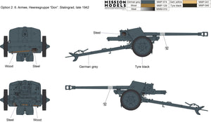 Gecko Models 16GM0012 Canon antichar allemand Pak 40 de 7,5 cm, première production, échelle 1/16 – imagen 2