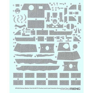 Maquette Meng SPS-052 Panther Zimmerit C 1/35